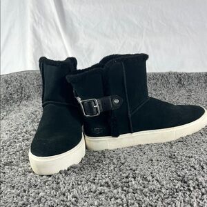UGG Women's Black Suede Winter Boots